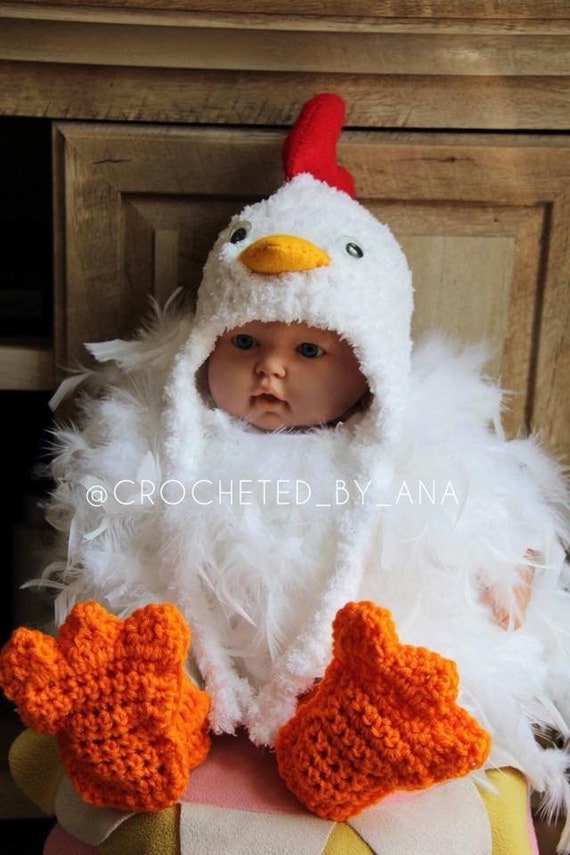 Crochet Chicken Costume Chicken Hat Photo Prop Baby Chicken Costume Newborn Toddler Bird Halloween Costume Easter Easter Costume. Etsy