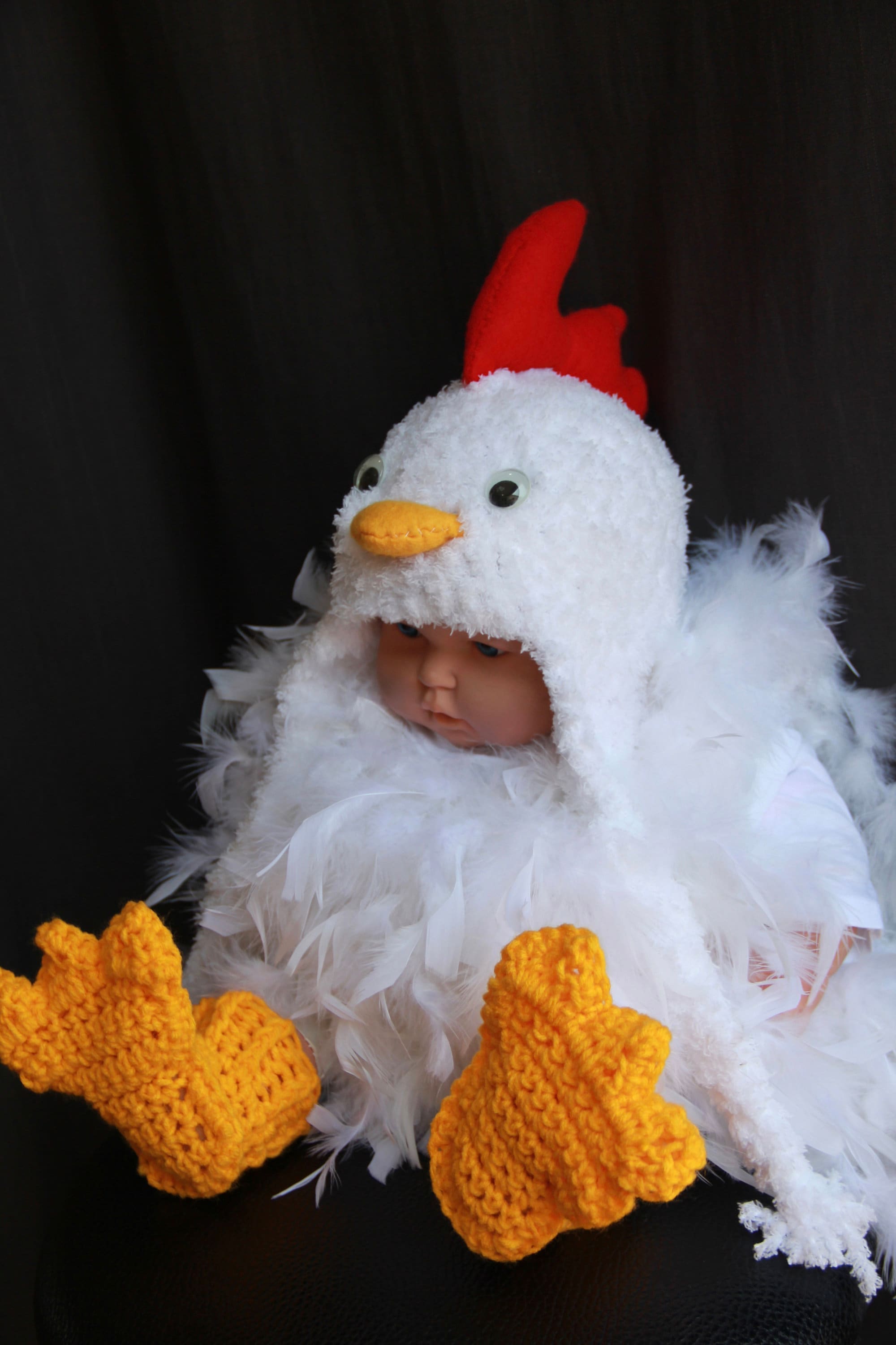 Disfraz de pollo bebé, Halloween, disfraz de niño pequeño, sombrero de pollo,  accesorio de foto de Halloween, disfraz de Halloween, disfraz de recién  nacido. -  México