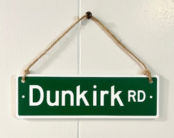 street sign mini hanging sign // custom laser engraved acrylic sign // housewarming gift // moving or going away present