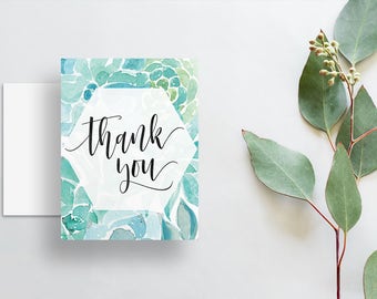 wedding thank you cards etsy