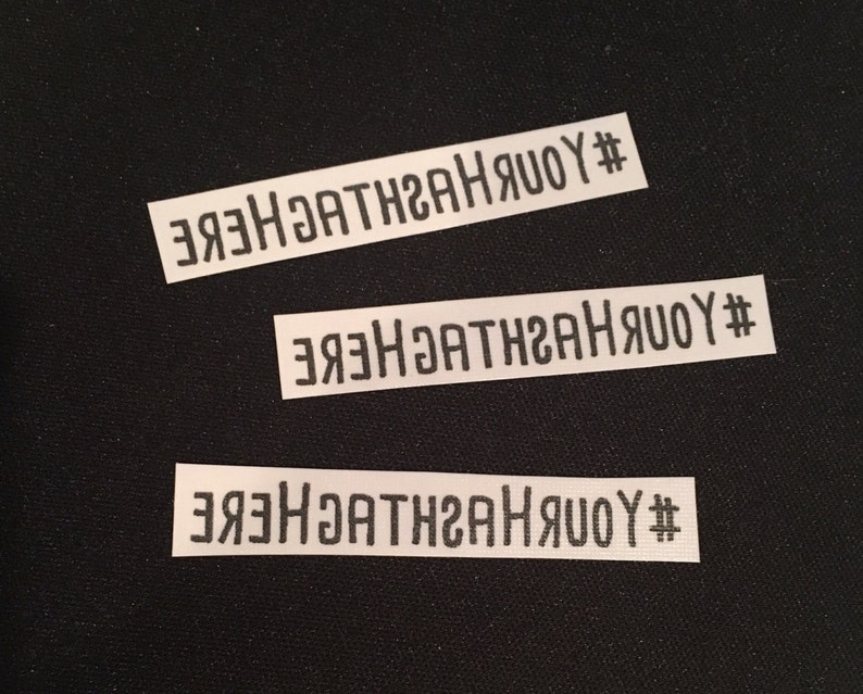 bachelorette party mini temporary tattoos // custom hashtag image 4