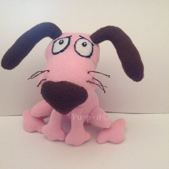 Plush Courage the Cowardly Dog | Etsy