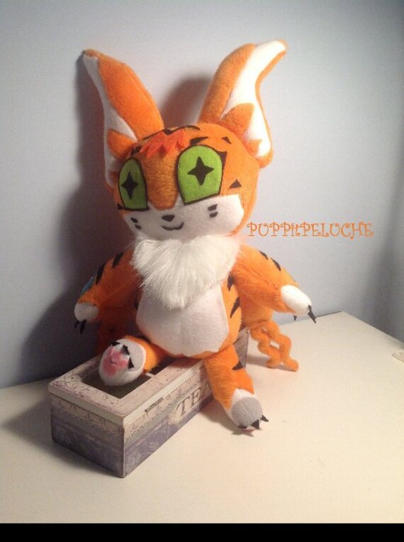 Digimon MEICOOMON plush orange | Etsy