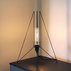 Modern Metal Geometric Retro Chandelier Home Decor Minimalist Mid Century Abstract Hanging Light Fixture Made by Modern Geometrix