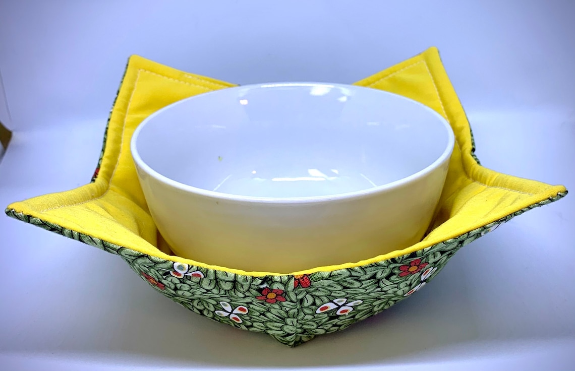 Bowl Koozie Holder for Microwave Etsy