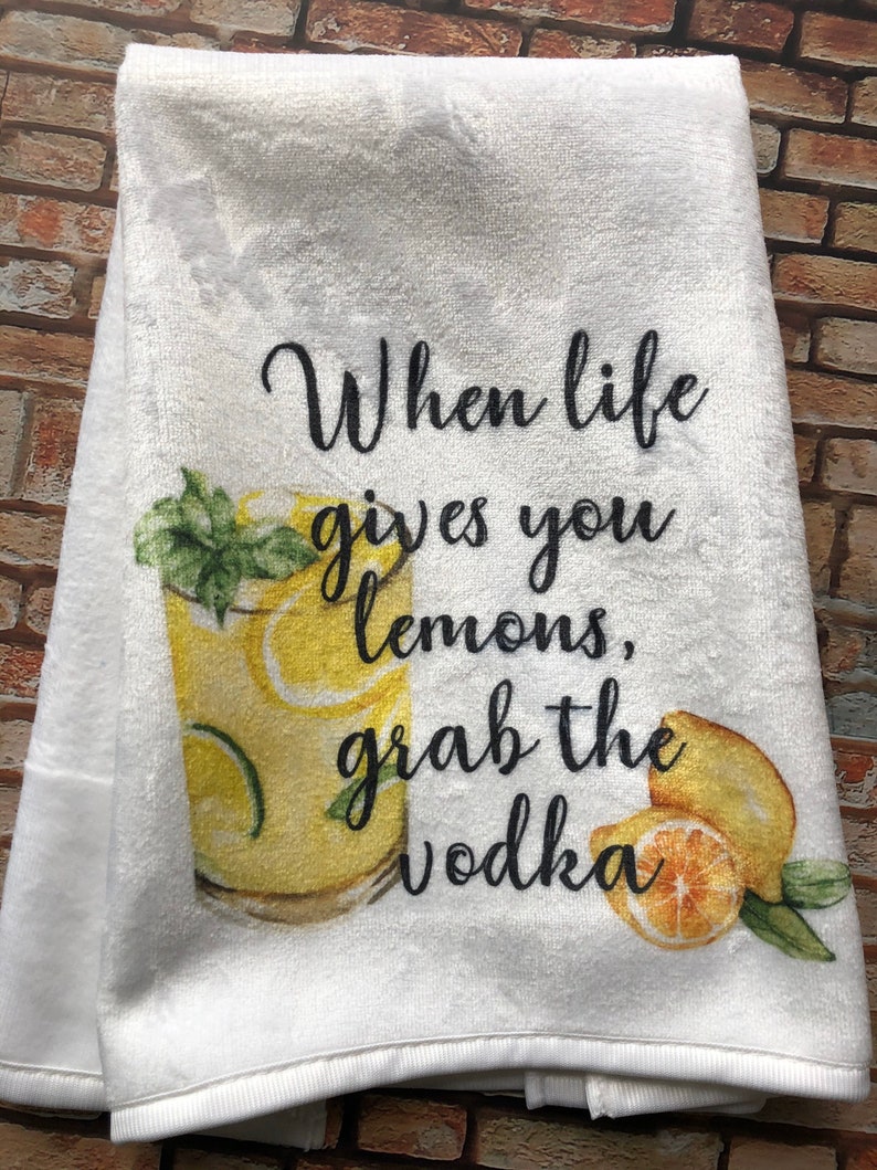 Wenn dir das Leben Zitronen schenkt schnapp dir das Wodka | Etsy