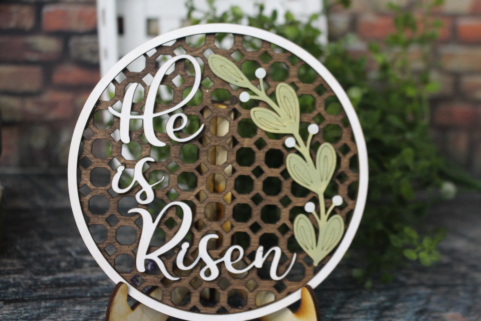 Religious Easter Signs, Tiered Tray Decor, Easter Decor, Spring Decor ...