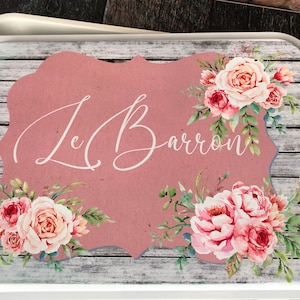 Rose personalisierte Kuchenform, Auflaufformen, Hochzeit Geschenke, personalisierte Geschenke, Kuchenformen, Weihnachtsgeschenke, Backformen