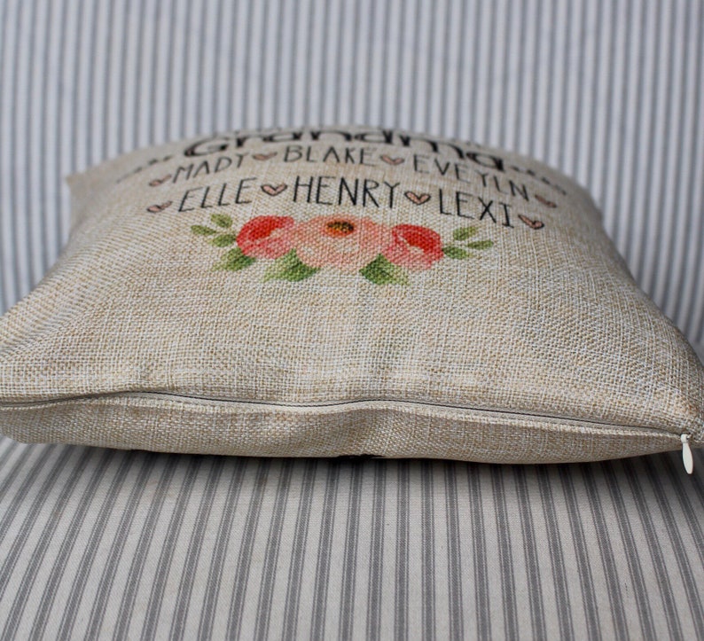 Personalized Grandma Pillows Grandma Pillow Covers Etsy
