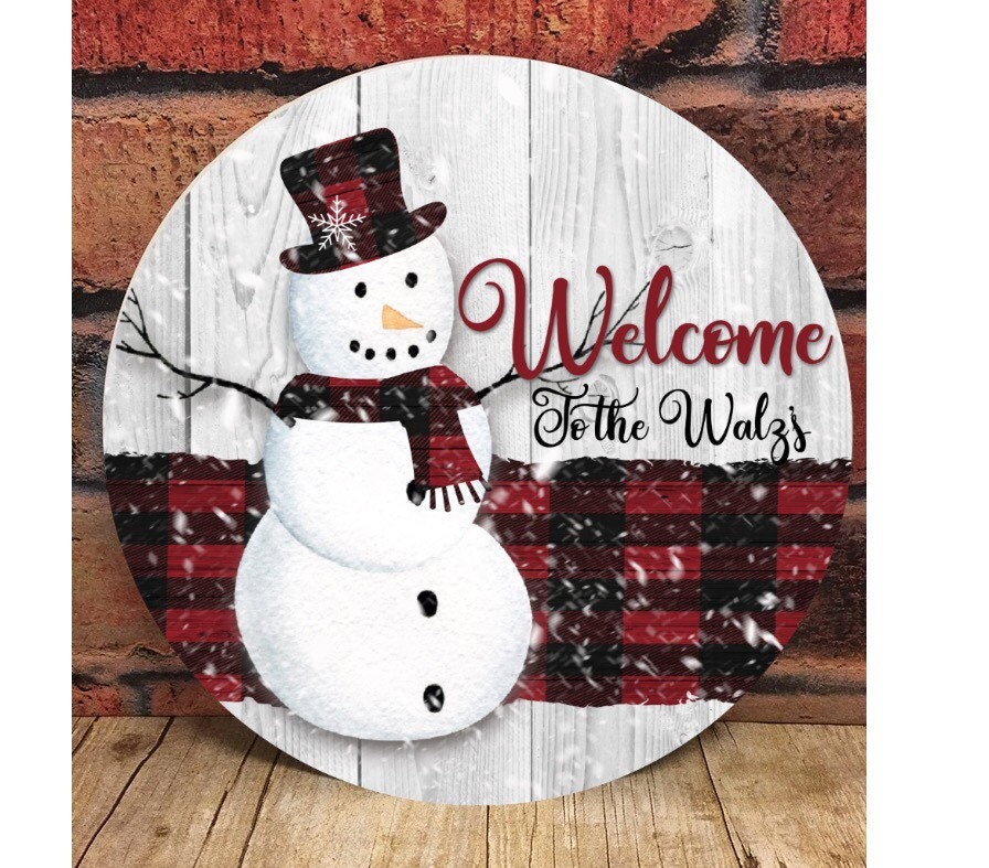 Décoration De Porte Bonhomme De Neige Noël - Grande Bannière 180x90 Cm Pour Extérieur/Intérieur - 4