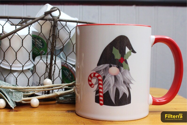 Christmas Gnome Mug Garden Gnome Coffee Mug Christmas Mugs Etsy