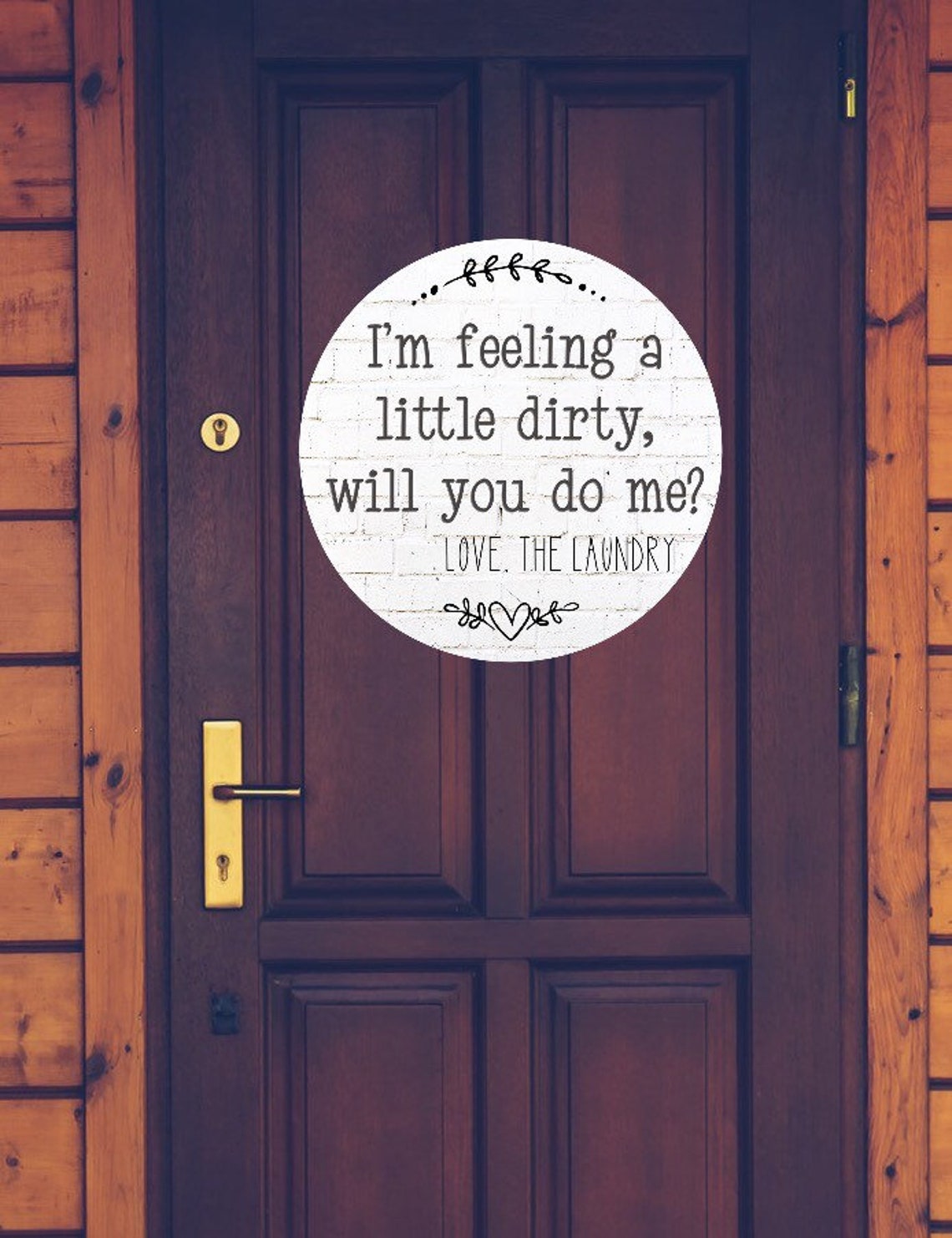 Funny Laundry Sign Laundry Door Hanger Laundry Wall Decor Etsy