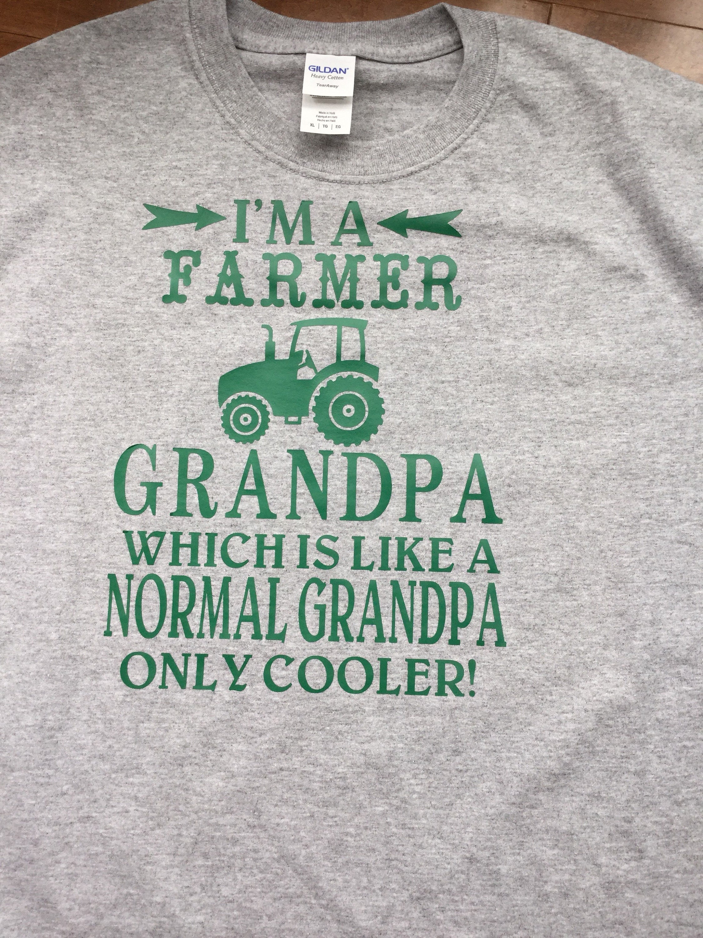 Farmer Grandpa Shirt Grandpa Shirt Tractor Shirts Etsy