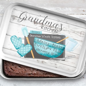 Grandma&#39;s Kitchen Personalized Cake Pan, Casserole Dishes, Wedding Shower Gifts, Personalized Gifts, Cake Pans, Christmas Gifts, Baking Pans
