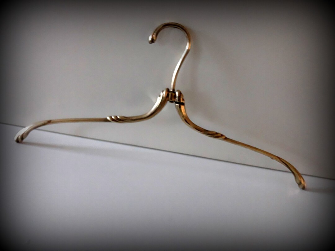 Beautiful Brass Vintage Clothes Hanger With Turnable Hook. Etsy