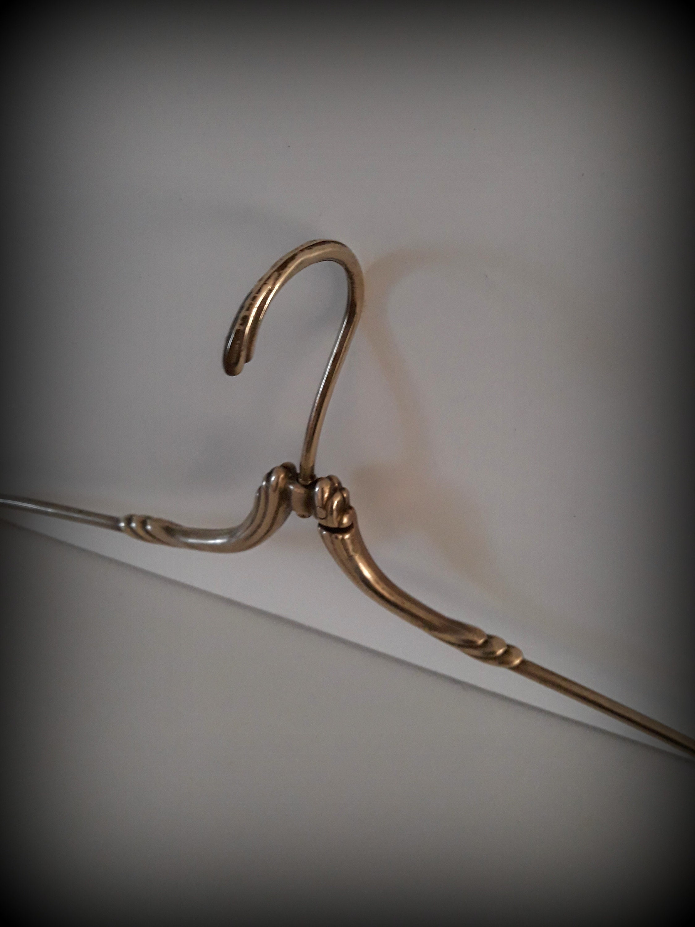 Beautiful Brass Vintage Clothes Hanger With Turnable Hook. Etsy