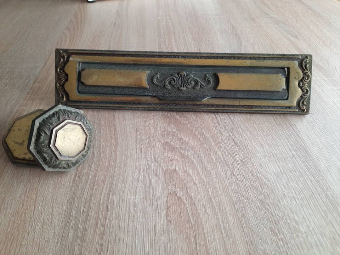 Vintage Mailbox With Matching Door Knob. Etsy