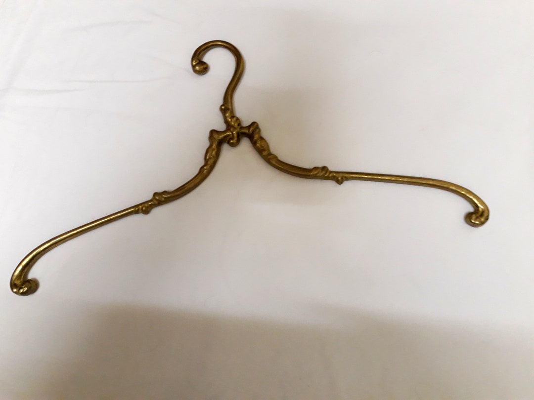 Beautiful Brass Vintage Clothes Hanger With Beautiful Etsy