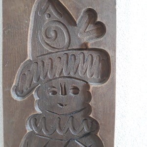 Large gingerbread mold with hook.