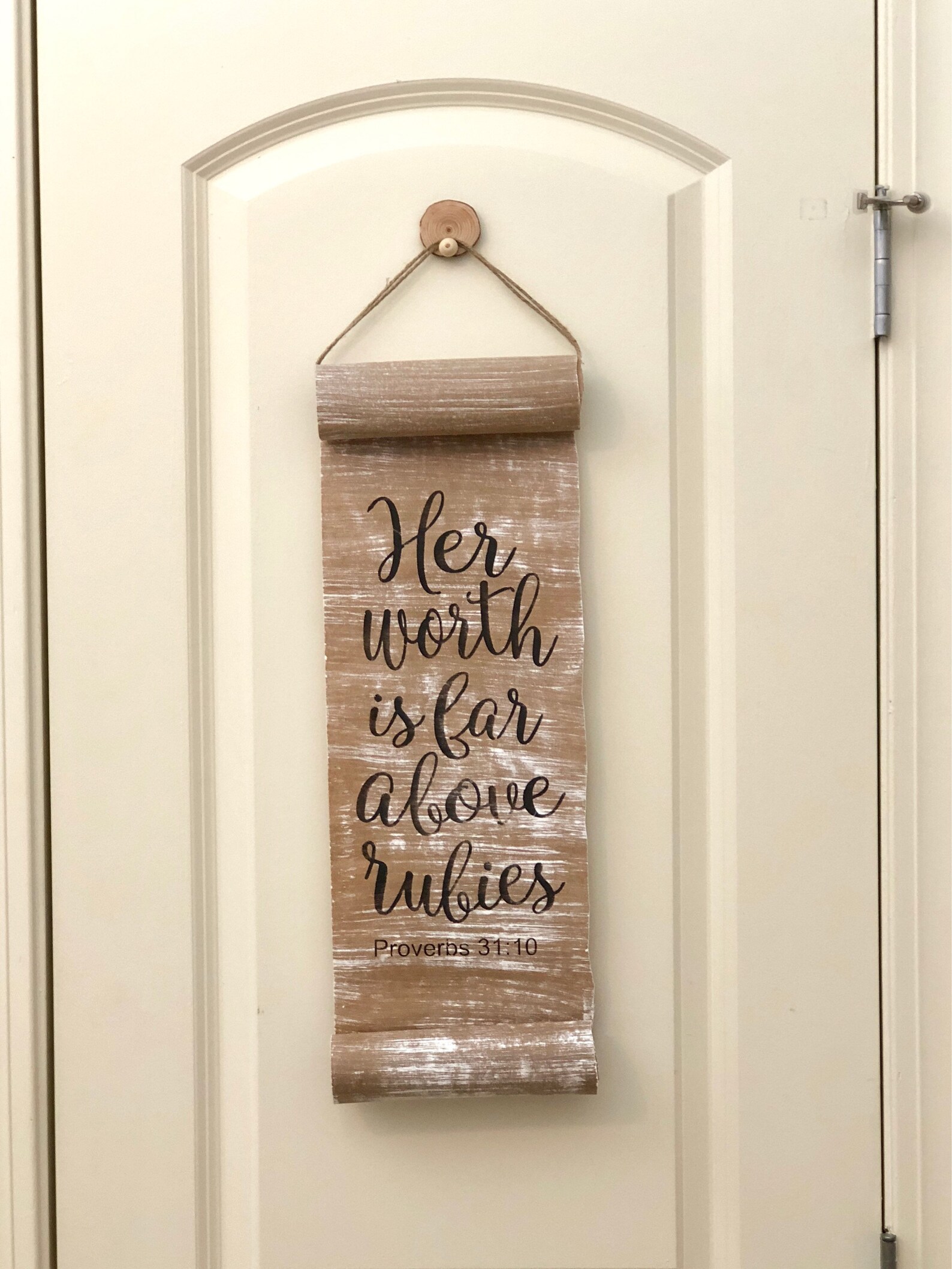 Paper Scroll Wall Art Far Above Rubies Wall Art Gift for Etsy