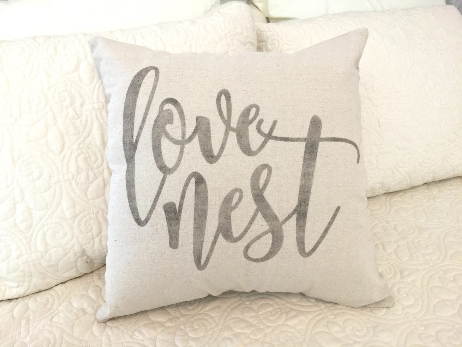 Love nest pillow cover nest pillow wedding gift Etsy