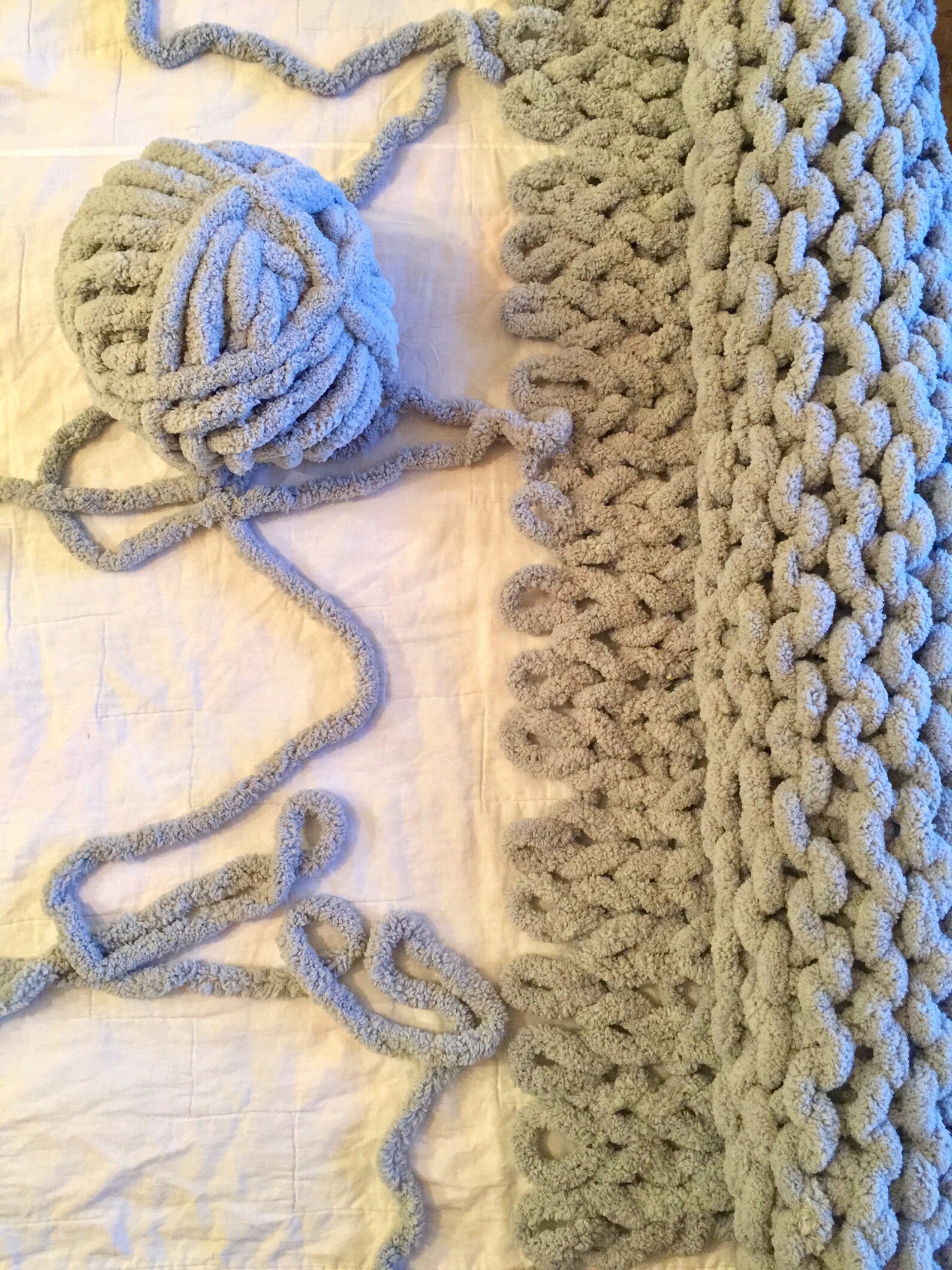 Fluffy knit blanket throw chunky knit big knit big Etsy