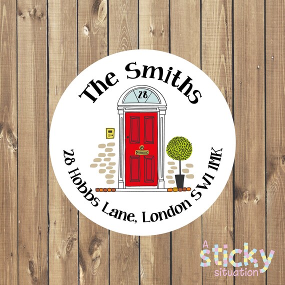 Business address labels stickers