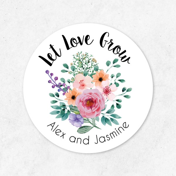 Let Love Grow Seed Packets - Etsy UK