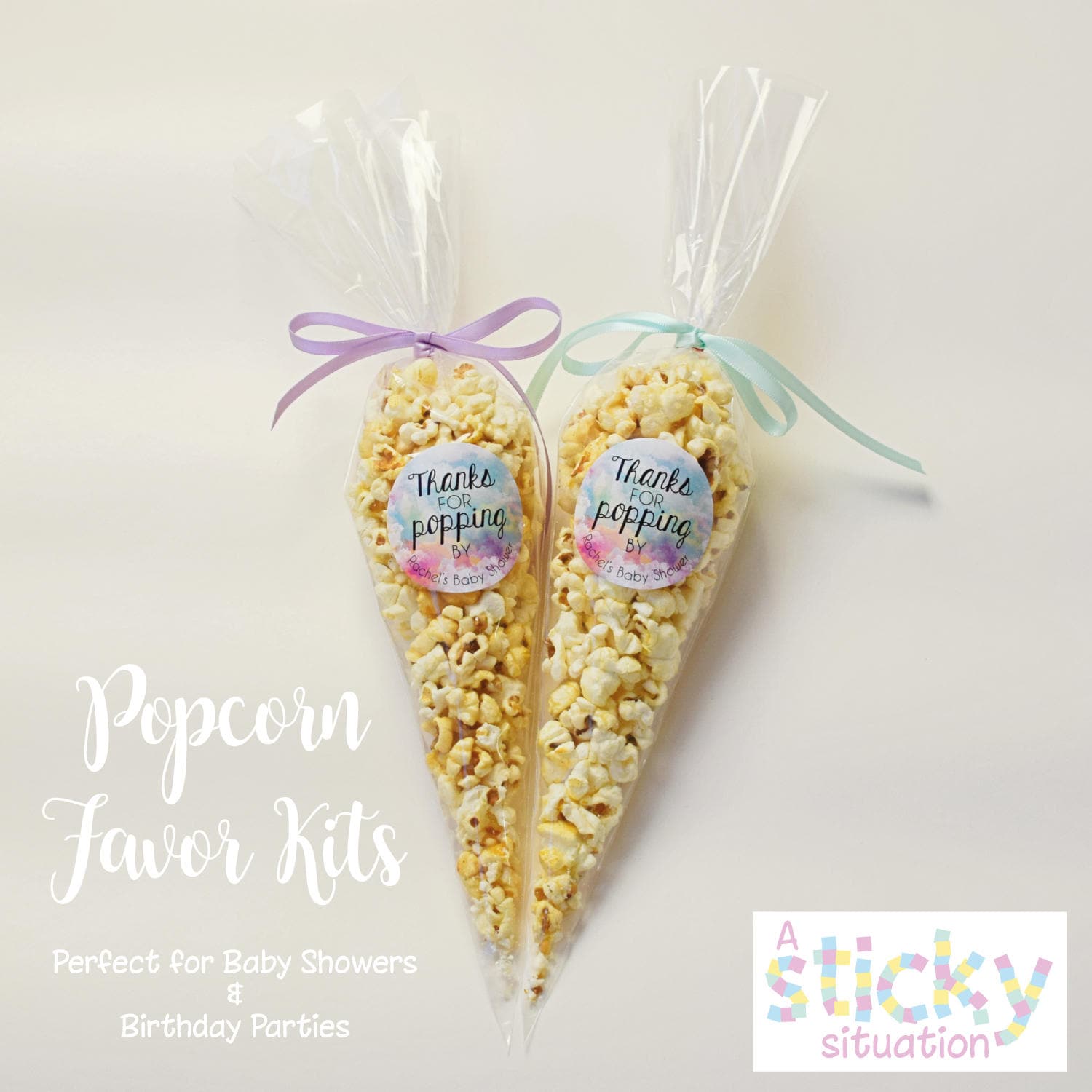Popcorn shower cheap favors