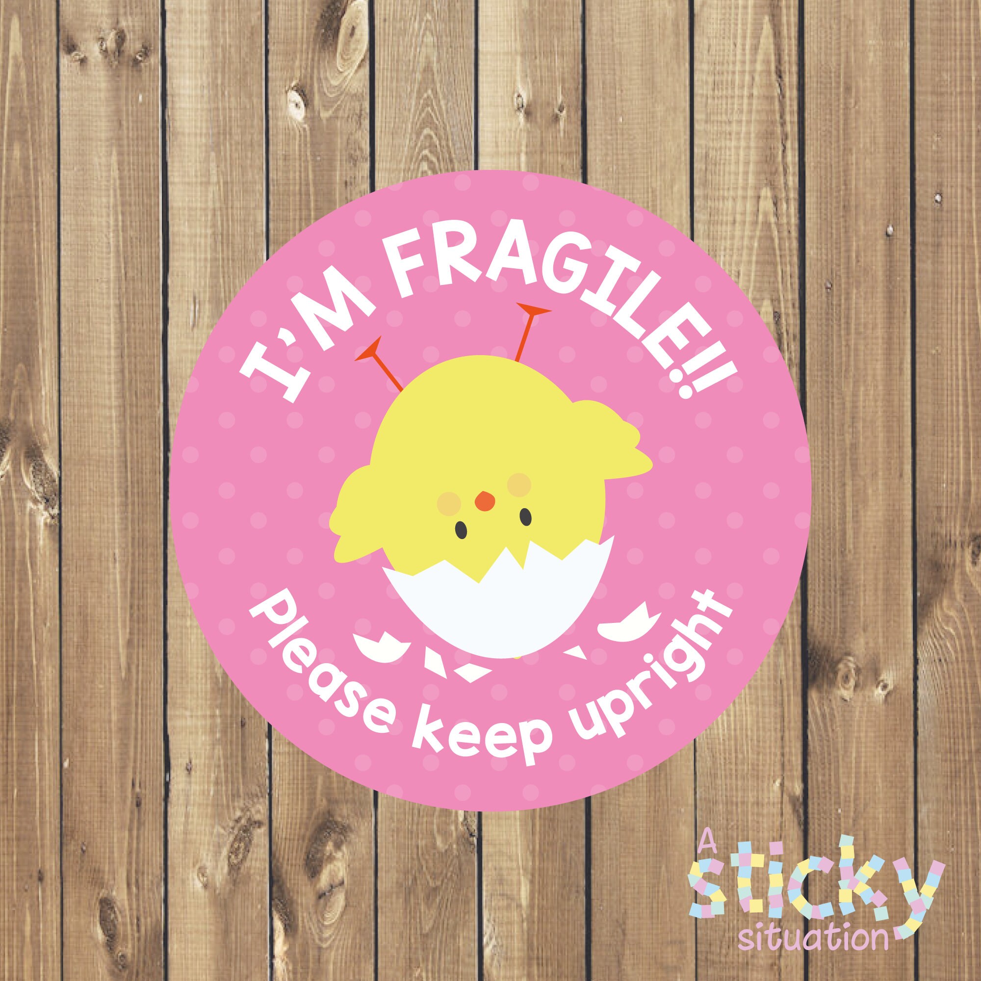 Fragile Stickers I'm Fragile labels packaging stickers Etsy