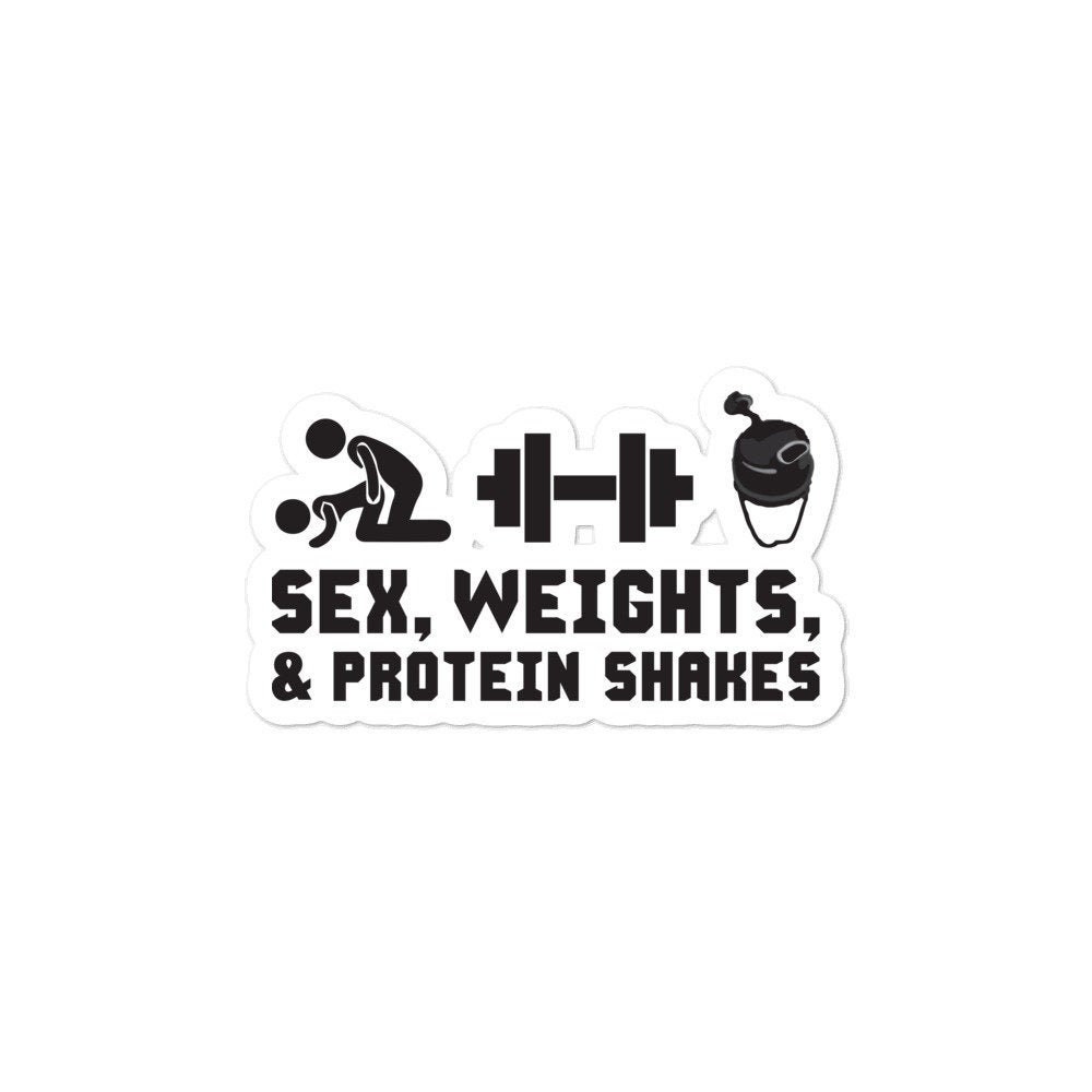 Sex, Gewichte, Protein Shakes, Aufkleber, lustig, Geschenk, Bodybuilding,  Gewichtheben, Powerlifting, Crossfit, WOD, Fitness, Workout, Aufkleber -  Etsy Schweiz