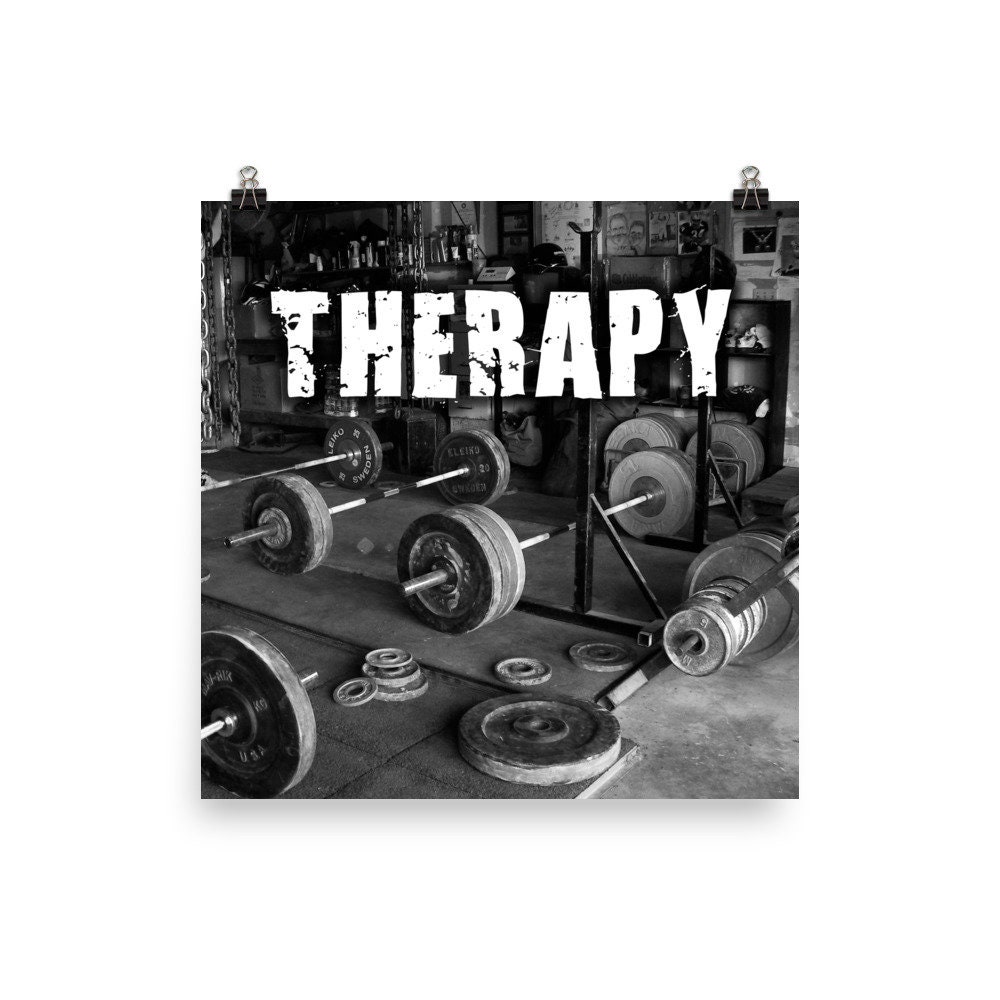 Gym Powerlifting Bodybuilding Saying Gift Faux Canvas Print