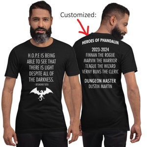 Dungeons and Dragons, DND Unisex t-shirt