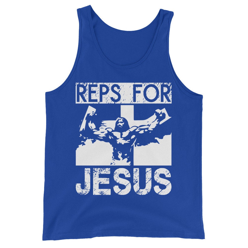 Reps for Jesus Funny Gift for Bodybuilding Weightlifting Powerlifting Crossfit WOD Fitness Workout Unisex Gym Tank Top Etsy UK