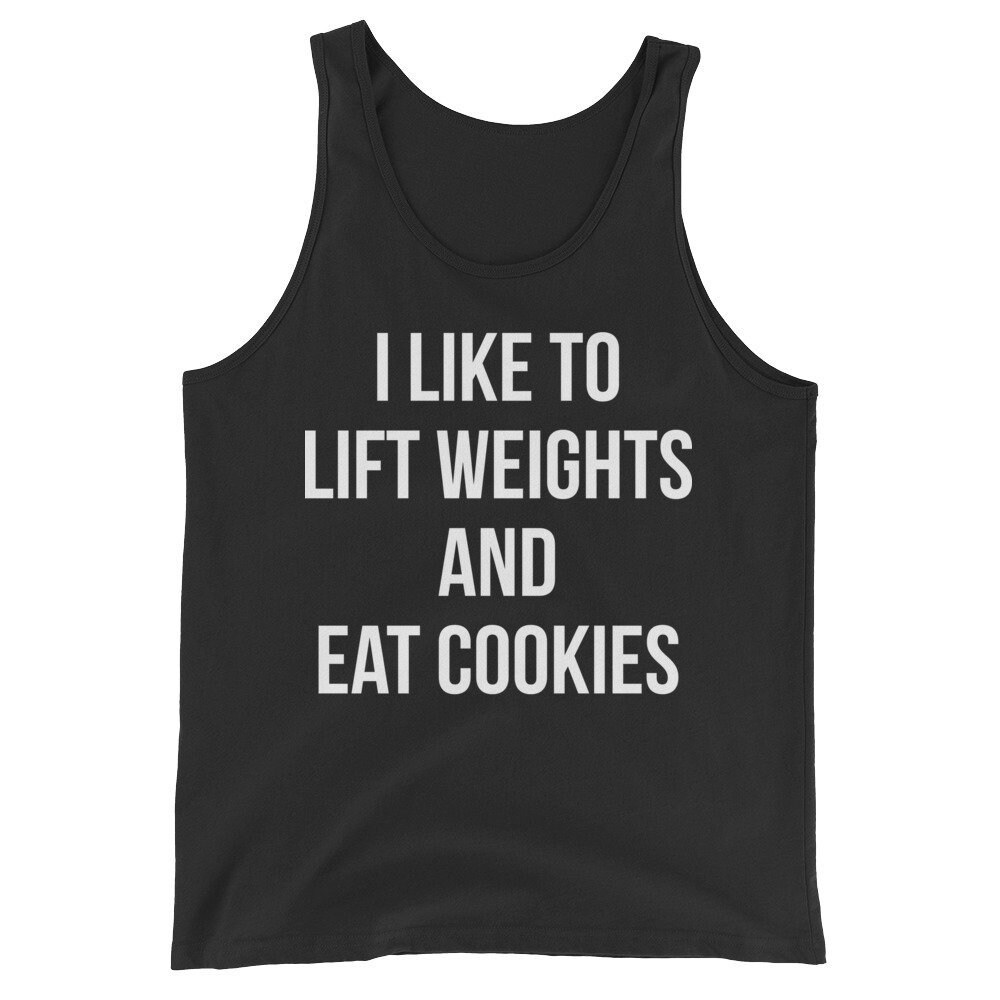 Lift Weights Eat Cookies Funny Novelty Gift For Etsy