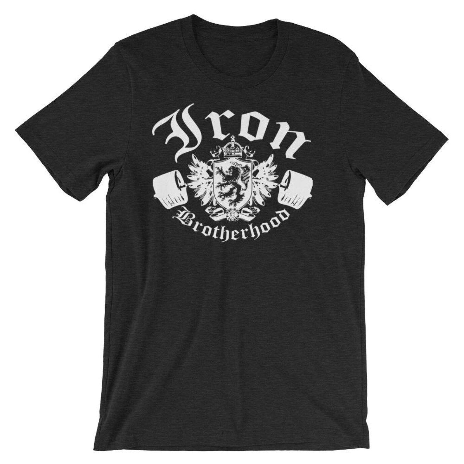 Iron Brotherhood Crest Gift For Bodybuilding Weightlifting Etsy
