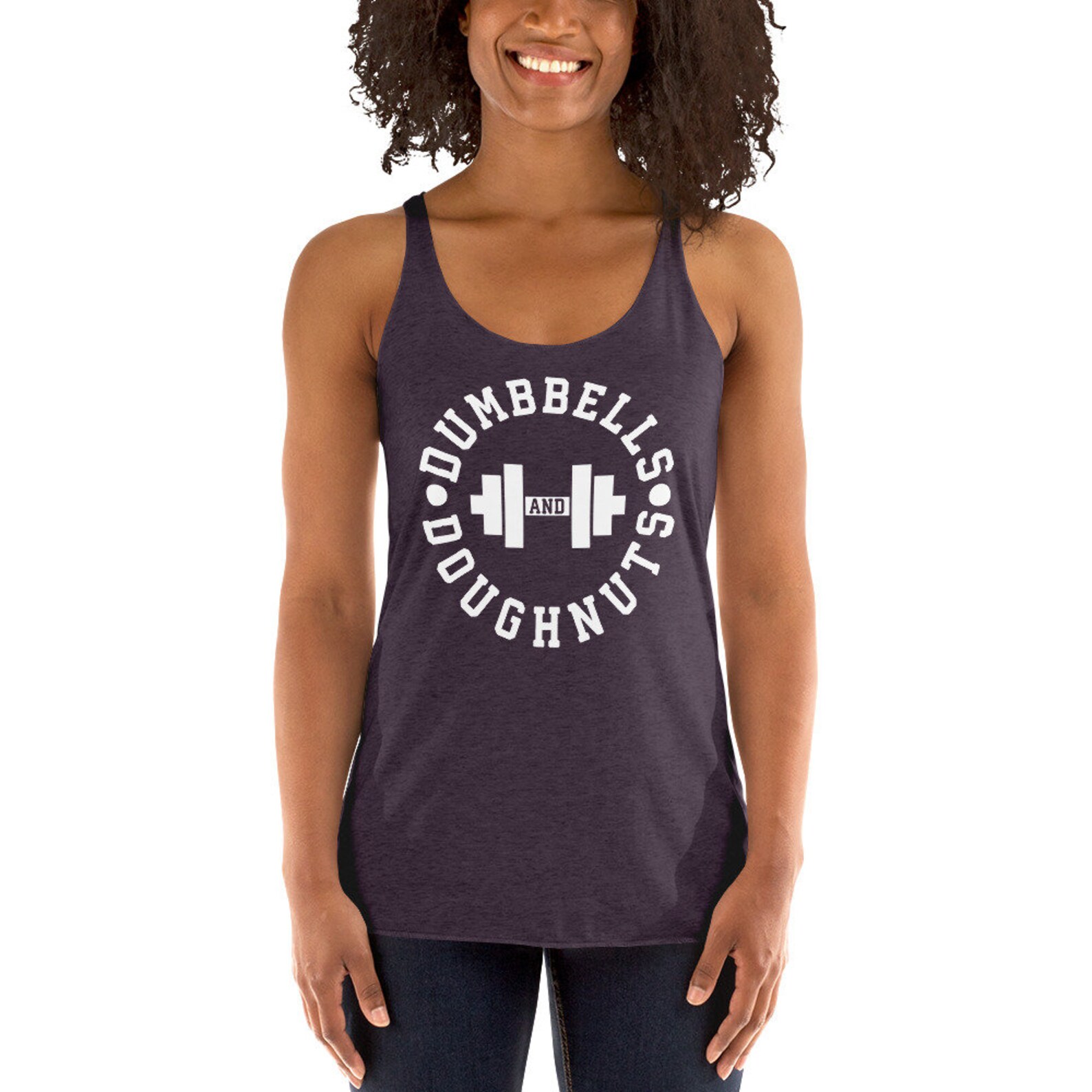 Dumbbells and Doughnuts Workout Tanks for Women Gift - Etsy