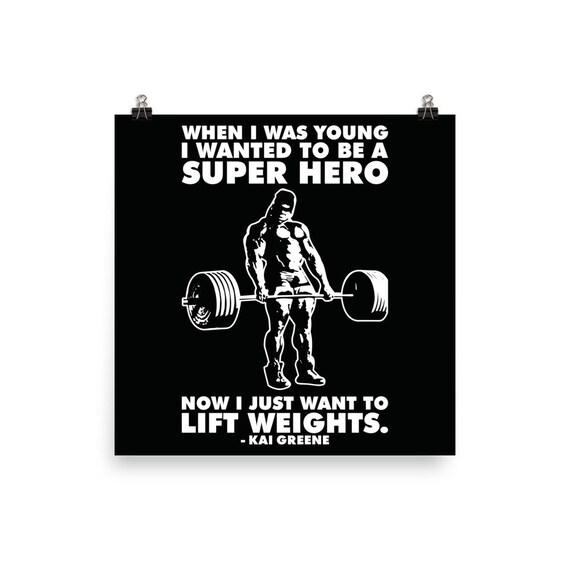 Lift Weights Kai Greene Gym Poster Motivational Prints - Etsy Lift Weights Kai Greene Gym Poster Motivational Prints - Etsy