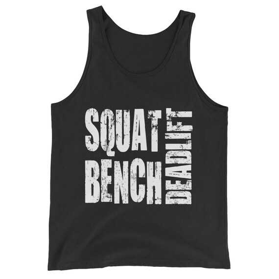 Squat Bench Press Deadlift Gift For Bodybuilding Etsy