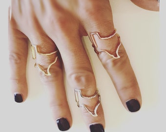 Texas Shaped Adjustable Ring