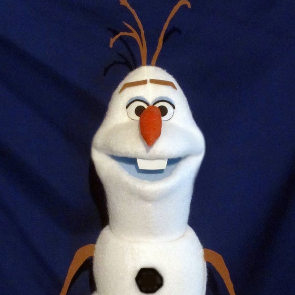 Marioneta de muñeco de nieve