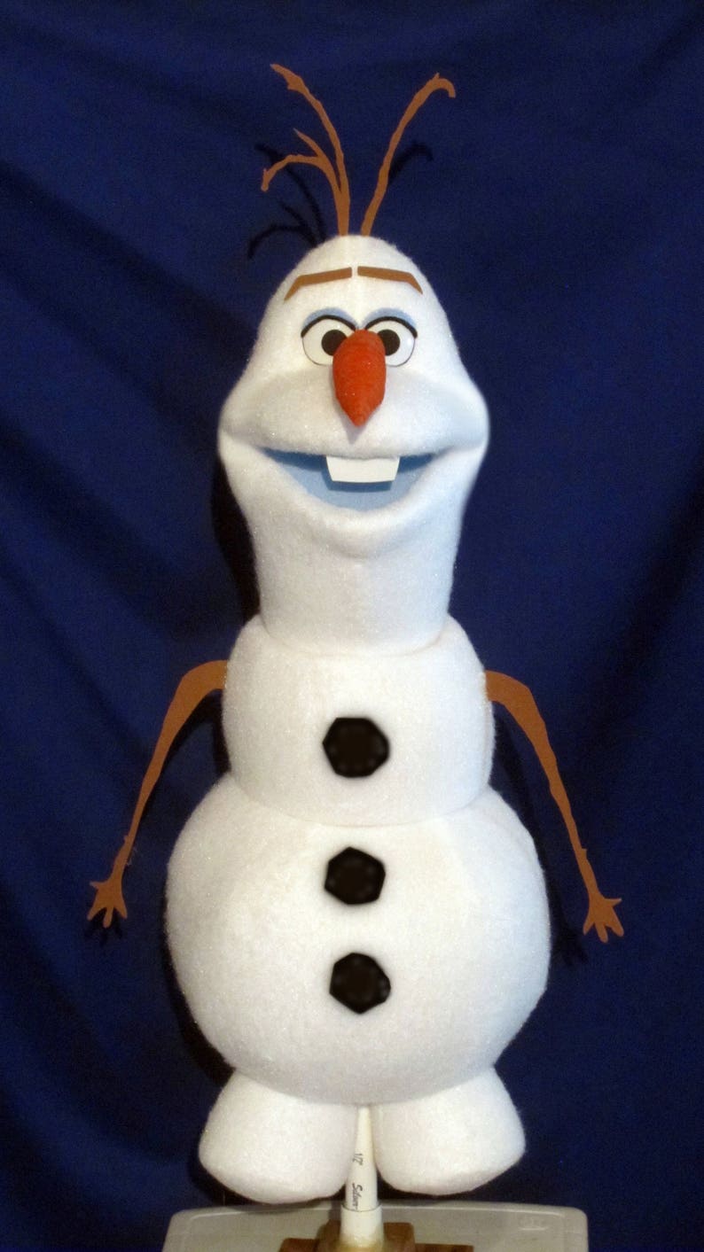 Snowman Puppet - Etsy