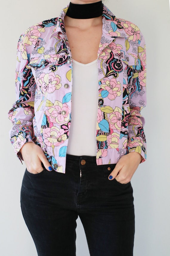 floral spring jacket
