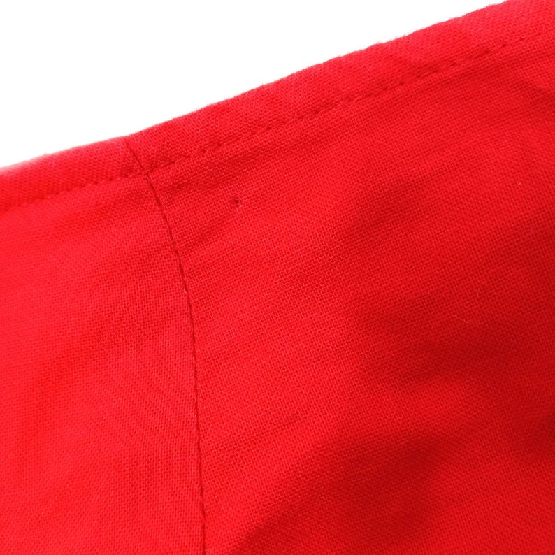 1980/'s Joni Blair Bright Red Triple Tiered Ruffled Party Skirt 26 Waist Vintage Junior size 7 Today/'s Size 2