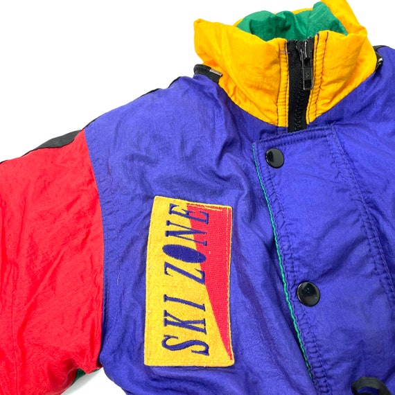 Vintage 90s XChange Sport Colorful Toddler Ski Ja… - image 3