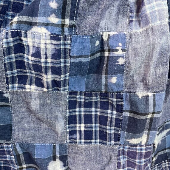 1990s Laundry by Shelli Segal Patchwork Chambray … - image 6