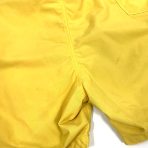 vintage Patagonia Bright Yellow Classic Board-shorts Taille 33 image 7