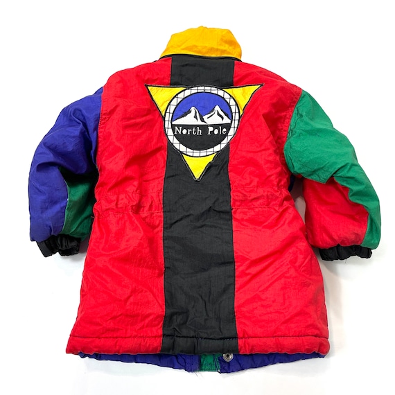 Vintage 90s XChange Sport Colorful Toddler Ski Ja… - image 4