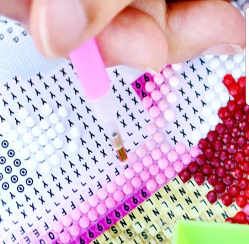 Diamond Painting Kit 40cm X 30cm partial Round drill Cross Etsy