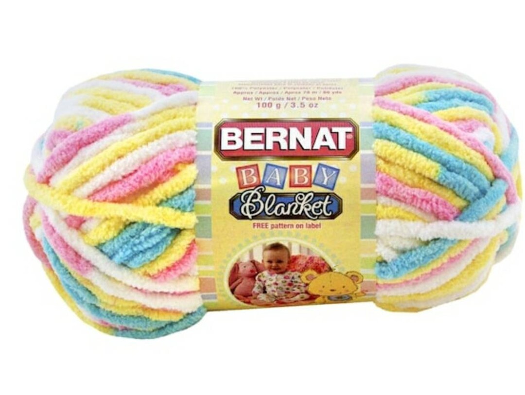 Bernat Baby Blanket Yarn 72 Yards Pitter Patter Etsy